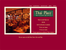 Tablet Screenshot of eatatthaiplace.com